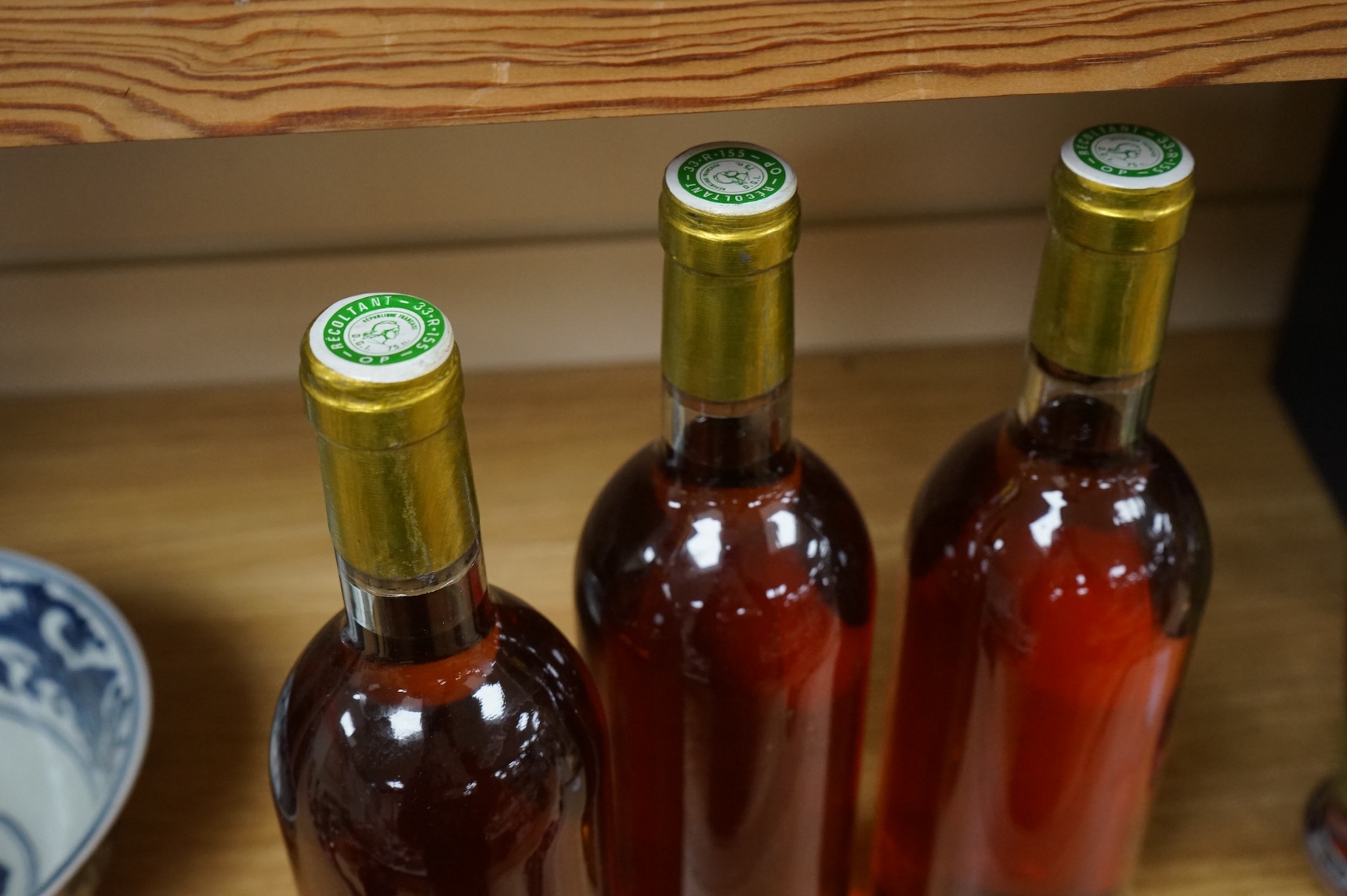 Three bottles of Chateau de Malle Sauternes Grand Cru Classe 1976